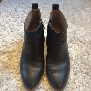 Madewell black ankle boots size 7